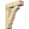 Ekena Millwork Balboa Block Rough Sawn Bracket w/ Offset Brace, Douglas Fir, 8"W x 28"D x 36"H BKT0806X28X36BOA05RDF - alternate 1